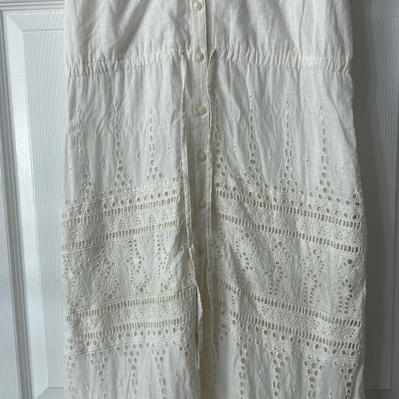 Feather Bone by Anthropologie Brigid Eyelet Shirtdress - Picture 3 of 10